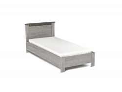 Кровать 900 Денвер Риббек серый