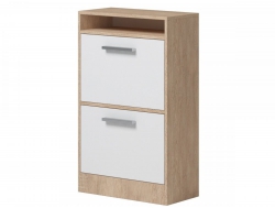 Обувница Энтер Дуб сонома/Белый