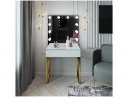 Туалетный столик Blackmirror174 с подсветкой ГС1БМФЕЗБ80