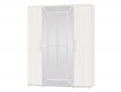 Шкаф четырёхдверный Амели 4-5200 Рамух белый
