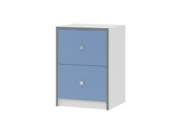 Тумба Дельта-24.03 Сильвер синяя