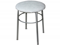 Табурет круглый ДХ-10 цвет белый