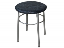 Табурет круглый ДХ-10 цвет черный