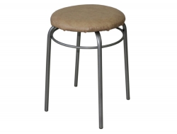 Табурет круглый с кольцом ДХ-11 цвет бежевый