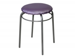 Табурет круглый с кольцом ДХ-11 цвет сиреневый