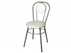 Стул № 1 ДХ-7 с мягкой спинкой цвет жемчуг