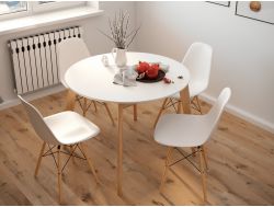 Стол Орион Plus Морилка Дуб натуральный-Эмаль белая