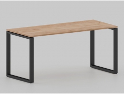 Стол с эффектом парения Лофт О-образные опоры черные ЛО.Кпо_7 700х1400 мм