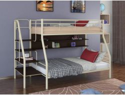 Двухъярусная кровать Толедо 1 П слоновая кость-венге