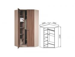 Шкаф 2-х дверный угловой Юниор-6 ПМ-14