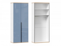 Шкаф двухстворчатый Урбан ЛД 528.050.000 Белый/Капри Синий